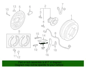 4600a113 Mitsubishi Genuine Drum Brake Adjusting Lever Return Spring #2