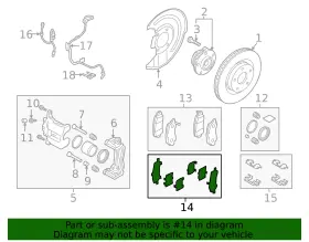 4605b480 Mitsubishi Genuine Brake Pads Shim #2