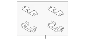 4605b482 Mitsubishi Genuine Brake Pads Clip