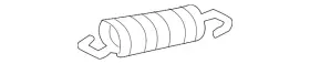 Mb618201 Mitsubishi Genuine Drum Brake Shoe Return Spring
