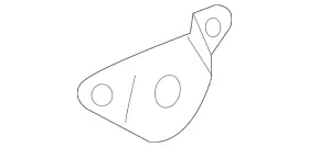 Mn116271 Mitsubishi Genuine Parking Brake Shoe Guide Plate Mn116271 Mitsubishi Genuine Parking Brake Shoe Guide Plate