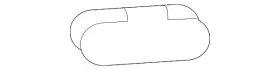 Mitsubishi Mr493001 Genuine Drum Brake Inspection Plug