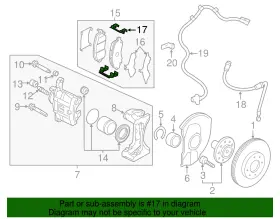 Mr527673 Mitsubishi Genuine Brake Pads Clip #2