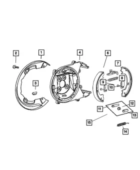 04509503 Mopar Genuine Parking Brake Screw 4509503