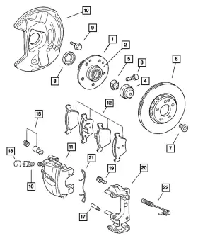 05114556aa Mopar Genuine Caliper Bushing 5114556aa