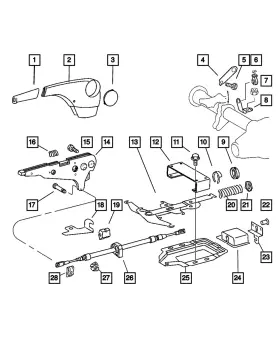 05119145aa Mopar Genuine Park Brake Lever 5119145aa