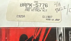 5u2z-2321-na Motorcraft Brpk-5776 Brpk-5778 Disc Brake Hardware Kit Rear Ford #3