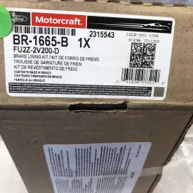 Fu2z-2v200-d Motorcraft Ford Oem Kit - Disc Brake Pad Lining Rear Br-1665-b