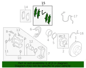 D1080-5rb0b Nissan Genuine Hardware Kit #2