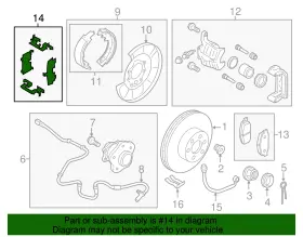 D4080-1lb0a Nissan Genuine Hardware Kit #2