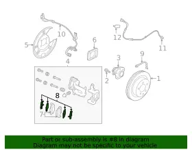 D4080-6ca0a Nissan Genuine Hardware Kit #2