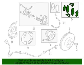 D4080-ja01d Nissan Genuine Hardware Kit #2