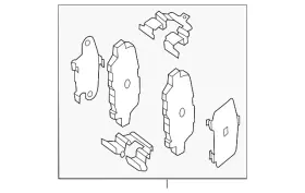 D4080-ja01d Nissan Genuine Hardware Kit