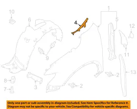 668944cl0a Nissan Oem 14-20 Rogue Fender Components-filler Cover