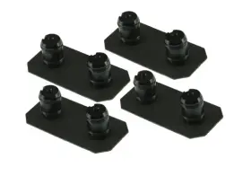 08600 Partsimport Set Of 4 Brake Pad Dampers For Porsche Panamera 4s Gts S S-hybrid Turbo
