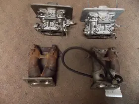 022133211 Porsche Pair Of Weber 40 Dcnf 126g Carbs With Fabricated Manifolds To Fit 914 1.7l