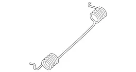 298-609-715 Porsche Genuine Spring