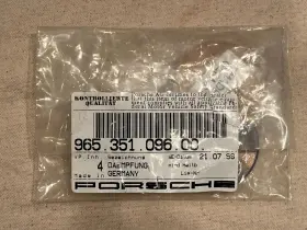 96535109600 Porsche Genuine #96535109600 Disc Brake Pad Shim Set Of 4 44mm 928/ 964/ 993