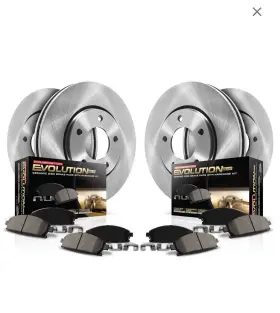 Koe6781 Power Stop 2012-2015 Honda Civic Front And Rear Brake Pad Rotors New