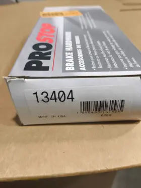 13404 Prostop Disc Brake Hardware Kit-natural Rear