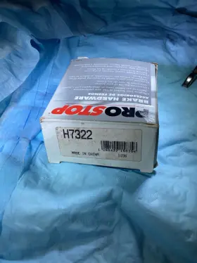 H7322 Prostop Parking Brake Hardware Kit-rear Disc Carlson #2