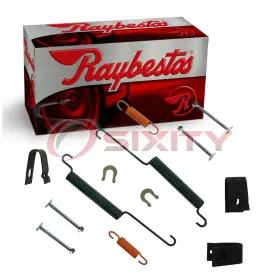 Raybestos Brakes R-line C480 10-24 R-line Rear Drum Brake Hardware Kit For 2010-2016 Honda City Shoe Zq