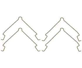 H6054 Raybestos Disc Brake Pad Drag Reduction Clip-r-line