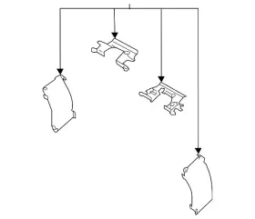 26298sj010 Subaru Genuine Hardware Kit