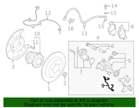 26632al000 Subaru Genuine Disc Brake Spring #2
