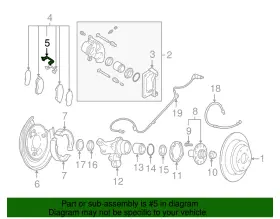 26632fa000 Subaru Genuine Disc Brake Spring #2