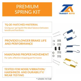 13-h17476-10289-30 Top Quality Rear Parking Brake Hardware Kit Spring For Subaru Crosstrek Impreza Forester Xv #3