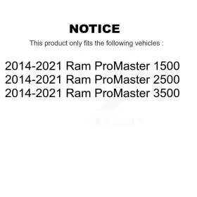 13-h7380-10289-30 Top Quality Rear Parking Brake Hardware Kit Spring For Ram Promaster 2500 3500 1500 #2