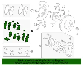 04945-02311 Toyota Genuine Disc Brake Pad Shim Kit #2