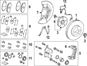 04945-06220 Toyota Genuine Disc Brake Pad Shim Kit