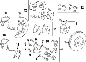 04945-48190 Toyota Genuine Disc Brake Pad Shim Kit 04945-48190 Toyota Genuine Disc Brake Pad Shim Kit