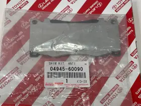 04945-60090 Toyota Genuine Oem Lexus Front Brake Pad Shim Kit