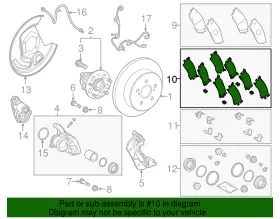 04945-76010 Toyota Genuine Disc Brake Pad Shim Kit #2