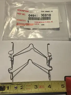 04947-0c010 Toyota Genuine Disc Brake Anti-rattle Clip Set