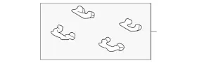 04947-48060 Toyota Genuine Brake Pads Clip