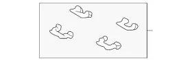 04947-48070 Toyota Genuine Brake Pads Clip