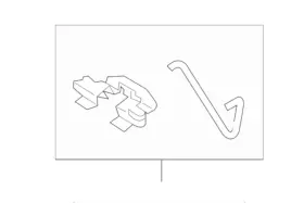 04948-12060 Toyota Genuine Rear Disc Brake Anti Rattle Clip Set