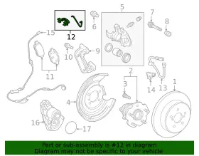 04948-12071 Toyota Genuine Brake Pads Hardware Kit #2