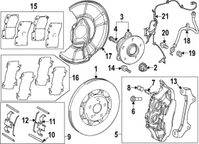 Toyota 90080-46209 Genuine Disc Brake Pad Pin Clip