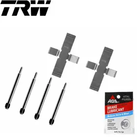 Epsadlink4136 Trw 1973-79 Mercedes 240 280 300 Front Brake Caliper Pad Slide Pin Spring Kit #2
