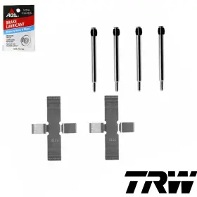 Epsadlink4136 Trw 1973-79 Mercedes 240 280 300 Front Brake Caliper Pad Slide Pin Spring Kit