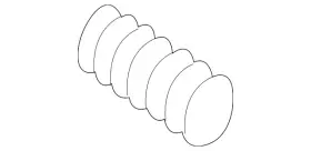 7l0-609-583 Volkswagen Genuine Park Brake Shoes Spring