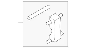 7p0-698-269-c Volkswagen Genuine Brake Pads Mount Kit