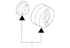 8p0-615-409-a Volkswagen Genuine Balance Weight