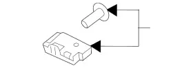 Volkswagen 8t0-898-022 Genuine Hardware Kit