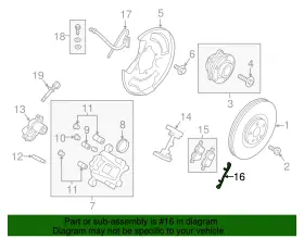 30666833 Volvo Genuine Brake Pads Spring #2